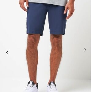 TravisMathew Tech Chino Short Dress Blues Size 36 NWT